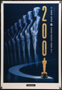 1z306 73RD ANNUAL ACADEMY AWARDS 1sh 2001 cool Alex Swart design & image of many Oscars!