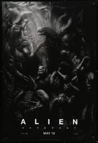 1z315 ALIEN COVENANT style C teaser DS 1sh 2017 Ridley Scott, Fassbender, incredible sci-fi image!