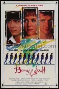 1z389 BENNY & JOON DS 1sh 1993 Johnny Depp, Mary Stuart Masterson, Quinn, romance on the brink!