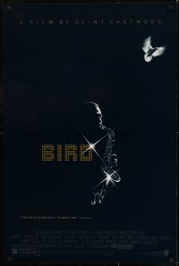 1z396 BIRD 1sh 1988 directed by Clint Eastwood, biography of jazz legend Charlie Parker!