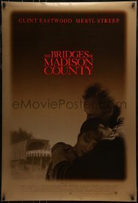 1z412 BRIDGES OF MADISON COUNTY DS 1sh 1995 Clint Eastwood directs & stars w/Meryl Streep!