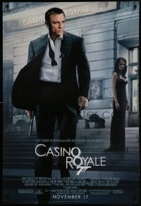 1z430 CASINO ROYALE advance DS 1sh 2006 Daniel Craig as James Bond & sexy Eva Green!