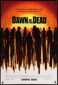 1z471 DAWN OF THE DEAD advance DS 1sh 2004 Sarah Polley, Ving Rhames, Jake Weber, remake!