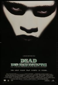 1z473 DEAD PRESIDENTS DS 1sh 1995 Chris Tucker, Larenz Tate, Keith David, the only color is green!