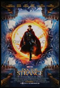 1z483 DOCTOR STRANGE advance DS 1sh 2016 sci-fi image of Benedict Cumberbatch in the title role!