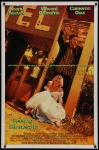 1z511 FEELING MINNESOTA int'l 1sh 1996 Keanu Reeves, sexy Cameron Diaz, Vincent D'Onofrio