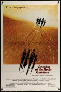 1z621 INVASION OF THE BODY SNATCHERS advance 1sh 1978 Philip Kaufman sci-fi, read the Dell book!