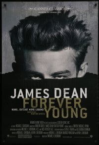 1z634 JAMES DEAN: FOREVER YOUNG DS video poster 2005 Martin Sheen narrated, classic image of Dean!