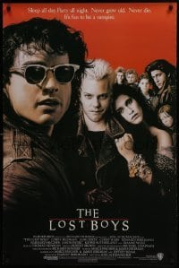 1z701 LOST BOYS 1sh 1987 teen vampire Kiefer Sutherland, directed by Joel Schumacher!