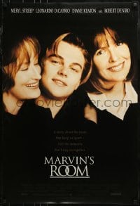 1z715 MARVIN'S ROOM DS 1sh 1996 Meryl Streep, Diane Keaton, Leonardo DiCaprio!