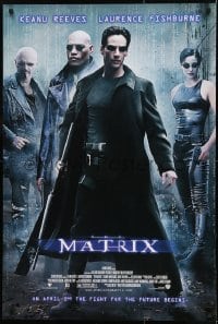 1z720 MATRIX advance DS 1sh 1999 Keanu Reeves, Carrie-Anne Moss, Laurence Fishburne, Wachowskis!