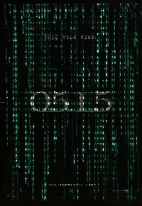 1z722 MATRIX RELOADED holofoil teaser 1sh 2003 Keanu Reeves, free your mind on 05.15!