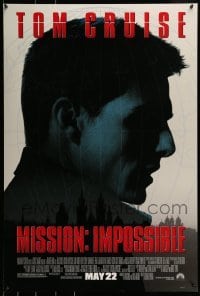 1z738 MISSION IMPOSSIBLE advance DS 1sh 1996 Tom Cruise, Jon Voight, Brian De Palma directed!