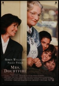 1z742 MRS. DOUBTFIRE DS 1sh 1993 cross-dressing Robin Williams, Sally Field!