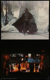 1z078 EMPIRE STRIKES BACK 4 color 16x20 stills 1980 Darth Vader, Luke riding Tauntaun & more!