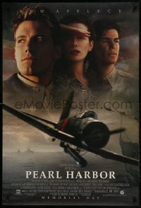 1z767 PEARL HARBOR advance DS 1sh 2001 cast portrait of Ben Affleck, Josh Hartnett, Beckinsale, WWII