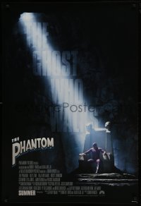 1z773 PHANTOM advance 1sh 1996 masked hero Billy Zane, the ghost who walks!