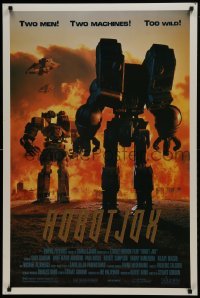 1z819 ROBOT JOX DS 1sh 1990 mech robot fighting, the ultimate killing machine, part man, part metal!