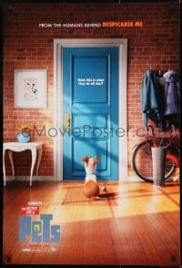 1z833 SECRET LIFE OF PETS advance DS 1sh 2016 Summer style, dog sitting behind door with ball!