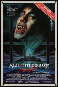 1z856 SLAUGHTERHOUSE ROCK 1sh 1988 Alcatraz horror, wild artwork of floating vampire head!
