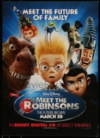 1z088 MEET THE ROBINSONS 20x28 special poster 2007 Angela Bassett, the family of the future!