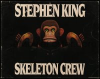 1z062 SKELETON CREW 19x24 advertising poster 1985 Stephen King horror short story collection!