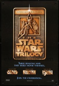 1z901 STAR WARS TRILOGY style F 1sh 1997 George Lucas, Empire Strikes Back, Return of the Jedi!