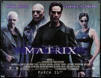 1z182 MATRIX subway poster 1999 Keanu Reeves, Carrie-Anne Moss, Laurence Fishburne, Wachowskis!