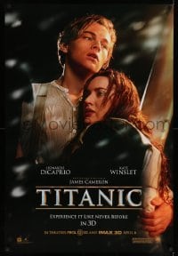 1z935 TITANIC IMAX DS 1sh R2012 Leonardo DiCaprio & Winslet, Cameron, collide with destiny!