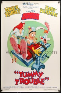 1z951 TUMMY TROUBLE DS 1sh 1989 Roger Rabbit & sexy Jessica with doctor Baby Herman!