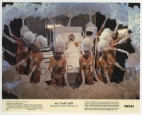 2a030 ALL THAT JAZZ color 8x10 still #3 1979 Roy Scheider in hospital bed surrounded by showgirls!