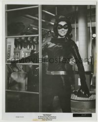 2a168 BATMAN 8x10 still 1966 c/u of sexy smiling Lee Meriwether as Catwoman inside submarine!