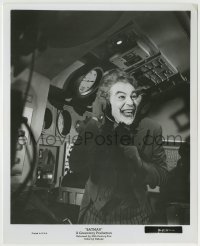 2a167 BATMAN 8.25x10 still 1966 great c/u of smiling Cesar Romero as The Joker inside submarine!