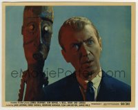 2a036 BELL, BOOK & CANDLE color 8x10 still 1958 best c/u of hexed New York publisher James Stewart!