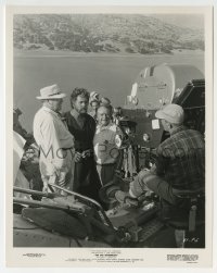 2a191 BIG FISHERMAN candid 8x10.25 still 1959 Howard Keel in costume with Frank Borzage by camera!