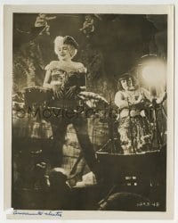 2a220 BLUE ANGEL 8x10.25 still 1930 sexy Marlene Dietrich performing on stage, Josef von Sternberg!