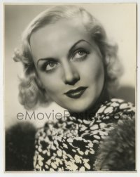2a263 CAROLE LOMBARD 7.75x9.75 still 1930s head & shoulders portrait of the beautiful blonde star!