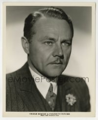 2a284 CHARLIE RUGGLES 8.25x10 still 1930s great head & shoulders portrait in suit & tie!