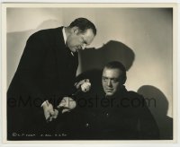 2a324 CRIME & PUNISHMENT 8x10 key book still 1935 Peter Lorre & Edward Arnold by Irving Lippman!