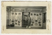 2a008 CRIME SCHOOL 3.5x5.25 photo 1938 see teachers with clubs & whips, classrooms w/barbed wire!