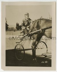 2a346 DAVID HARUM 8x10 still 1934 c/u of Will Rogers sitting behind one of the fastest trotters!