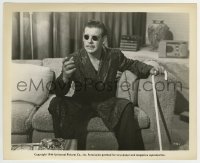 2a357 DEAD MAN'S EYES 8.25x10 still 1944 close up of blind Lon Chaney Jr. with sunglasses & cane!