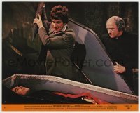 2a051 DRACULA HAS RISEN FROM THE GRAVE 8x10 mini LC #1 1969 Barry Andrews staking Christopher Lee!