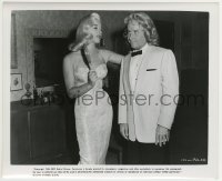 2a520 I MARRIED A WOMAN candid 8.25x10 still 1958 Diana Dors shows mirror to George Gobel with wig!