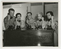2a547 IT'S ALWAYS FAIR WEATHER candid deluxe 8x10 still 1955 Dailey, Charisse, Kelly, Gray & Kidd!