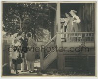 2a552 IT'S THE OLD ARMY GAME deluxe 8x10 still 1926 W.C. Fields & wife on porch by young people!