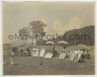 2a548 IT'S THE OLD ARMY GAME candid deluxe 7.75x9.5 still 1926 crew sets up for deleted golf scene!