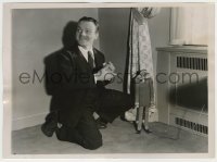 2a554 JAMES CAGNEY 6x8.25 news photo 1936 with toy Santa he bought from New York street peddler!