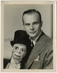 2a605 LETTER OF INTRODUCTION 8x10.25 still 1938 best image of Edgar Bergen & Charlie McCarthy!