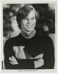 2a619 LOGAN'S RUN 8x10.25 still 1976 great smiling portrait of leading man Michael York!